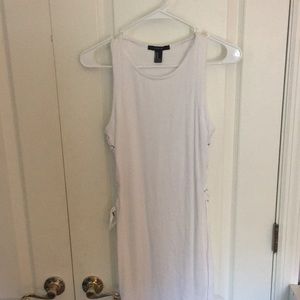 White dress w ties on the side
